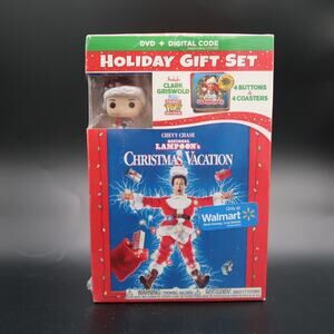 National Lampoons Christmas Vacation Holiday Gift Set DVD Funko Pop Coasters NEW